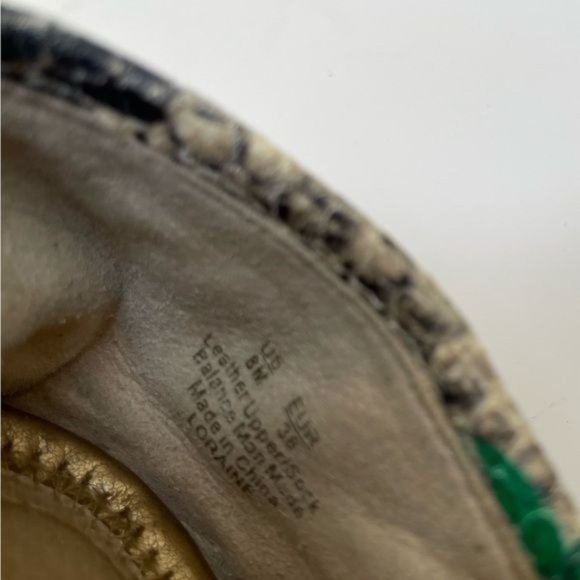 Sam Edelman loafers floral snake print multicolor size 8 - Picture 5 of 8